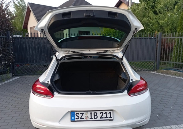 Volkswagen Scirocco cena 24500 przebieg: 188000, rok produkcji 2009 z Słomniki małe 497